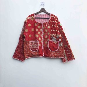 Chaqueta Khambadi Hecha a Mano, Ropa Étnica India de Invierno, Fabricante de Chaquetas Khambadi, Chaqueta Étnica Khambadi Personalizada para Boutique - Product Image 2