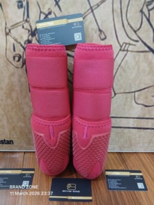BRAND ZONE Protège-tendons en néoprène pour chevaux, ensemble de 4 protections pour les jambes, comprenant deux protections avant et deux protections arrière - Product Image 3