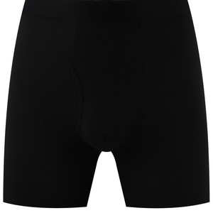 Calzoncillos bóxer de cintura media para hombre, color borgoña, sin costuras, de algodón tejido, de secado rápido, lavables a mano - Product Image 4