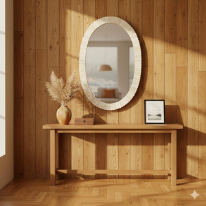 Espejo de Pared Moderno con Incrustaciones de Hueso, Personalizado, de 4mm/5mm/6mm de Grosor, Ecológico, Hecho a Mano, con Marco Metálico Decorativo - Product Image 6