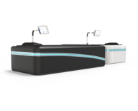 Table de massage électrique chauffante et rafraîchissante à 4 moteurs pour hydrothérapie à sec, utilisation en salon de beauté, soins du visage, minimaliste, commerciale, en PVC, pour hôtels et écoles