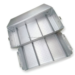 Caja de Esterilización de Aluminio para Instrumental Quirúrgico 650x255x165 mm, Estuche de Almacenamiento para Laparoscopio, Contenedor para Autoclave - Product Image 5