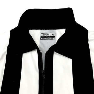 Camiseta de árbitro deportiva personalizada, camiseta de fútbol, uniforme de fútbol, ropa de árbitro negra y blanca, polo de árbitro con bolsillo - Product Image 6