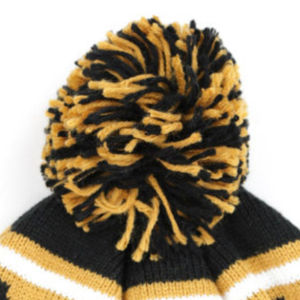 Gorro Mason Negro, 100% Acrílico Pesado, Tejido Jacquard, Parche con Logotipo del Equipo en el Puño, Cálido, Unisex, Ropa Griega, Solo Lavar a Mano - Product Image 3