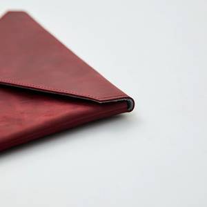 Business Vintage Durable Sling Waterproof Genuine Leather <b>Laptop</b> <b>Sleeve</b> with Protective Design for Office Use LS-0204 - Product Image 4