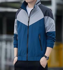 Vestes de chasse pour hommes 2026, très vendues, automne-hiver, en toile imperméable, col montant, décontractées, color-block, fermeture éclair intégrale, séchage rapide - Product Image 1