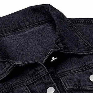 Veste d'hiver en jean pour homme, coupe slim, décontractée, tendance, chaude et confortable pour l'automne et l'hiver, à porter au quotidien - Product Image 4