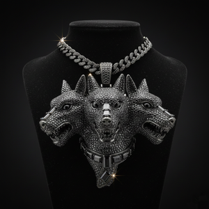 Pendentif Chien de Compagnie en Moissanite VVS, Diamant Moissanite, Argent 925 Plaqué Rhodium, Bijoux Fins, Pendentifs et Breloques, Bijoux pour Chien - Product Image 1