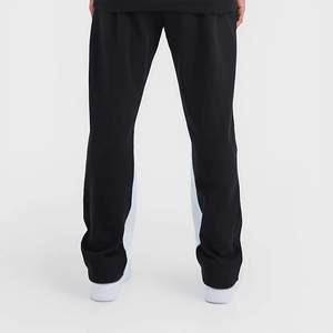 Survêtement à capuche noir pour homme, manches longues, imprimé géométrique, streetwear, coupe ample, 100% coton, respirant, vêtements d'automne - Product Image 4