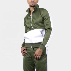 Winter Eco-Friendly Hooded Casual Streetwear Custom Unisex Windbreaker Oversize Zip-Up 100% Cotton <b>Tracksuits</b> Set Solid - Product Image 4