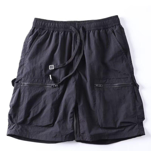 กางเกงขาสั้นคาร์โก้ผ้าแคนวาสเนื้อผ้าฝ้าย 100% น้ำหนักเบา สำหรับฤดูร้อน ผู้ชาย สกรีนโลโก้ได้ ระบายอากาศดี สวมใส่สบาย เหมาะกับกิจกรรมกลางแจ้ง เอวยางยืด - Product Image 4
