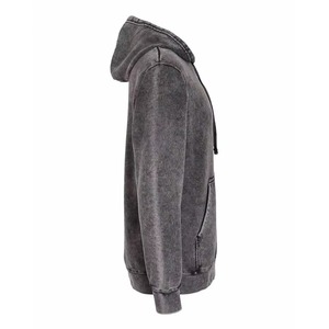 Vente en gros de sweats à capuche vintage délavés, qualité supérieure, effet délavé à l'acide, coton lourd, coupe oversize pour hommes, logo personnalisé - Product Image 2
