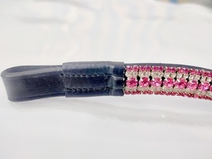 Diadema de Cristal Blanco Hecha a Mano con Diamantes para Caballo, Decorativa, para Equitación, Producto de Calidad para Exhibición - Product Image 2