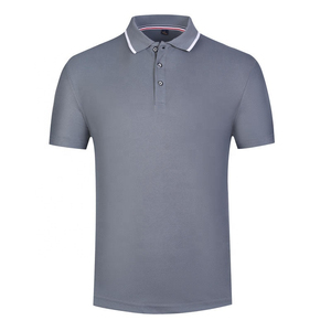 <b>Men</b> Cotton Short Sleeve for <b>Shirt</b> Anti Wrinkle Breathable Quick Dry <b>Silk</b> Screen Printed Custom Logo Golf Casual Uniform Top - Product Image 6