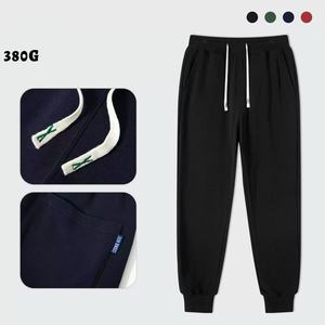 420G Wholesale High Quality Custom Men's <b>Track</b> <b>Suit</b> Breathable Oversized Fall Jogging Sets Solid Pattern Plus Size Tracksuits - Product Image 5
