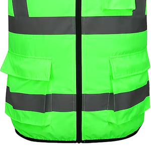 Chaleco de Seguridad Reflectante de Alto Rendimiento ANSI Clase 2, Chaqueta Impermeable con LED Intermitente para Seguridad en el Lugar de Trabajo - Keem Brothers - Product Image 3