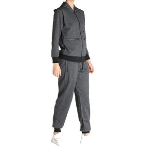 Conjunto Deportivo de 2 Piezas para Mujer FITME SPORTS, Personalizado, Sólido, con Capucha, Pantalones Deportivos con Cordón, Peso Medio, Transpirable, de Secado Rápido - Product Image 2