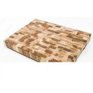 Planche à découper rectangulaire à motif écossais au design classique, en bois d'acacia massif, pour la cuisine - Product Image 5