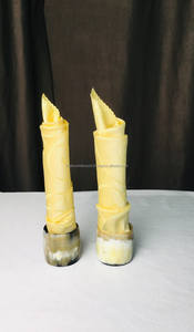 Anillos de servilleta de madera elegantes únicos hechos a mano crema y Cuerno negro para una decoración elegante del hogar y la Mesa Falak World Export - Product Image 6