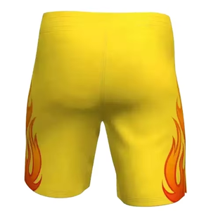 Pantalones Cortos de Compresión para Hombre con Logotipo Personalizado, Tejido Elástico en 4 Direcciones, Estampado Digital, para Gimnasio, 100% Poliéster - Product Image 4