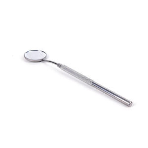 กระจกตรวจฟันสแตนเลสสำหรับทันตแพทย์มืออาชีพ พร้อมด้ามจับตามหลักสรีรศาสตร์ สีเงิน ได้รับการรับรองมาตรฐาน CE - Product Image 1