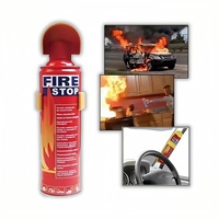 Aérosol de 1000ml en fer blanc imprimé offset 4 couleurs avec logo personnalisé pour dispositif d'extinction d'incendie par pulvérisation chimique