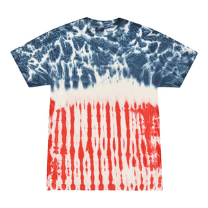 Camiseta de Manga Corta para Hombre, Tie-Dye, Cuello Redondo, Casual, Tejida, Corte Regular, 100% Algodón, Azul, Verde, Blanco, Estampada, 2026 - Product Image 3