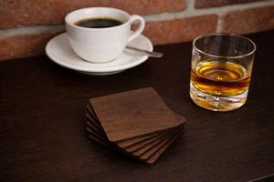 Sous-verres en bois isolants de haute qualité pour café, forme rectangulaire, simples et légers, adaptés à la famille, résistants à la chaleur, pour table moderne - Product Image 2