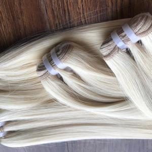 Extensiones de cabello de trama recta Silky Genius Bone Cabello virgen Rubio 100% Extensiones de cabello humano vietnamita alineadas con cutícula - Product Image 2