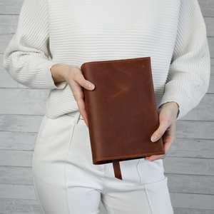 Protège-cahier en cuir rigide, étui de protection en cuir pour agendas LBC-0014 - Product Image 3