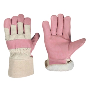 Cold-Resistant Canadian Rigger Leather Working Gloves Breathable Cowhide Grain Leather CE Certified Safety <b>Cuff</b> 11 oz Hand <b>Arm</b> - Product Image 2