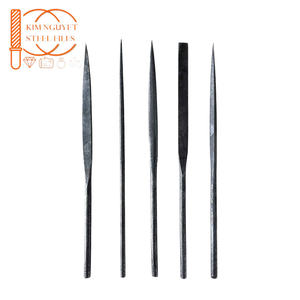 Juego de Limas de Aguja de 5 Piezas de 180 mm, Multiformas, de Grado Industrial, para Bricolaje Profesional, Corte Suave, Acabado Natural, para Joyería, PRECIO BAJO - Product Image 2