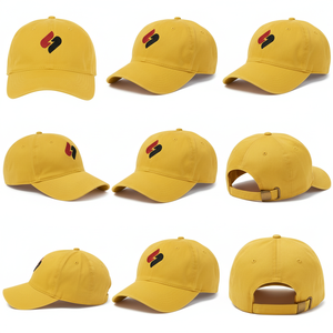 Casquette de baseball en coton avec sangle réglable, visière incurvée, casquette décontractée unisexe - Product Image 4