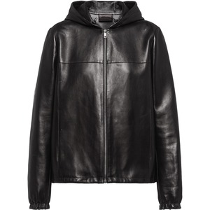 Veste en cuir PU noir pour homme, sans capuche, fermeture éclair, style décontracté, hiver, couleur unie, coupe régulière, imperméable, respirante - Product Image 3