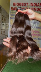 Indian Virgin Human Hair <b>Extensions</b> 150g Raw Unprocessed Machine Double Weft Loose Wave Weft Bundle Natural Color <b>for</b> <b>Braiding</b> - Product Image 4