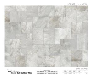 Outdoor Porcelain <b>Tiles</b> 20mm 600x900 300x600 mm Heavy Traffic Driveway Grey Quartet Cement Design Floor <b>Tiles</b> - Product Image 2