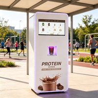 Machine automatique de boissons protéinées intelligentes avec 7 bacs et surveillance à distance pour les studios de fitness.