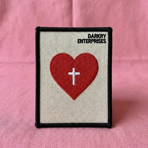 Écusson thermocollant personnalisé brodé croix de Jérusalem, broderie machine, badge uniforme tactique, emblème religieux chrétien croisé - Product Image 6