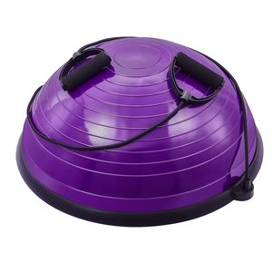 Palla da Ginnastica/Yoga da 23 Pollici in ABS+PVC, Capacità 660 libbre, con Pompa a Pedale e Bande di Resistenza - Product Image 3