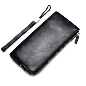 <b>Long</b> Genuine Leather Women's <b>Wallet</b> <b>Long</b> Zipper <b>Wallet</b> Premium Stylish <b>Wallets</b> in Leather Stuff Wholesale Price. - Product Image 6