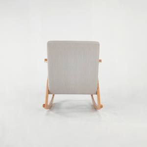 Silla Mecedora de Madera de Teca Sólida de Alta Calidad para Resorts, Muebles Comerciales para Hostelería, para el Desarrollo de Villas de Lujo - Product Image 5