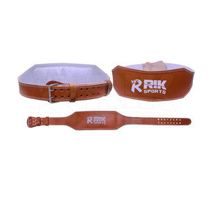 Ceinture de musculation en cuir véritable PU personnalisée avec boucle métallique pour la musculation et l'entraînement en salle de sport – Vente en gros - Product Image 4