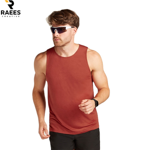 Nuevo diseño de ropa deportiva, camiseta sin mangas de corte regular para gimnasio, para hombre, para verano, al mejor precio, de secado rápido. - Product Image 4