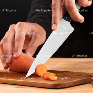 Cuchillo de Cocina de Acero Inoxidable Forjado a Mano, Personalizado, de 7 Pulgadas, Estilo Vintage, Ambidiestro, Marca UA Supplies - Product Image 2