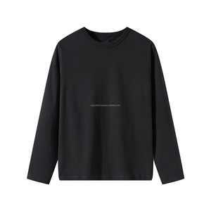 เสื้อยืดผ้าฝ้ายแขนยาวสำหรับผู้ชายเสื้อยืดผ้าฝ้าย100% แขนยาวแบบกำหนดเอง - Product Image 4