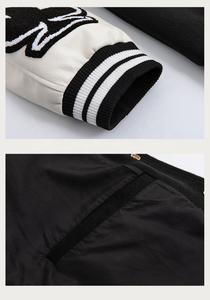 เสื้อแจ็คเก็ตฤดูหนาวผู้ชาย 2026 ขายส่งเสื้อแจ็คเก็ตวาร์ซิตี้ผู้ชาย เสื้อแจ็คเก็ตเลตเตอร์แมน ปักลายเบสบอลตามสั่ง เสื้อแจ็คเก็ตวาร์ซิตี้แบบ OEM - Product Image 5