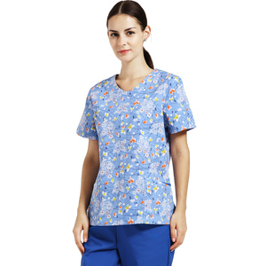 Tenues médicales ANNO en polyester/coton tissé, fabriquées au Pakistan, haute technologie, respirantes, douces, pour infirmières, médecins, uniformes médicaux unisexes - Product Image 2