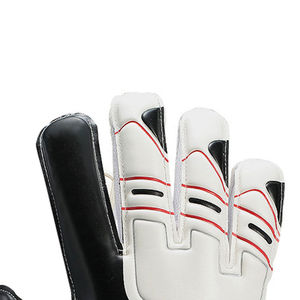 Gants de gardien de but de football professionnels de qualité supérieure en cuir et latex avec fermeture à cordon réglable pour l'entraînement des doigts, pour adultes - Product Image 5