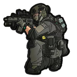 Factory Customized Tactical Uniform Rubber PVC <b>Patches</b> Eco-Friendly <b>Sew</b>-<b>On</b> Custom Logo <b>Patch</b> Badge Durable Rubber <b>patches</b> - Product Image 1