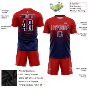 Camiseta de Fútbol Negra con Impresión Digital, Patrón de Matriz Personalizado, Uniforme de Fútbol Sublimado, Transpirable, 100% Poliéster, Equipación para Equipo - Product Image 4